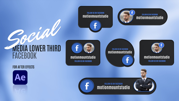 VideoHive Social Media Lower Thirds – Facebook 48661713
