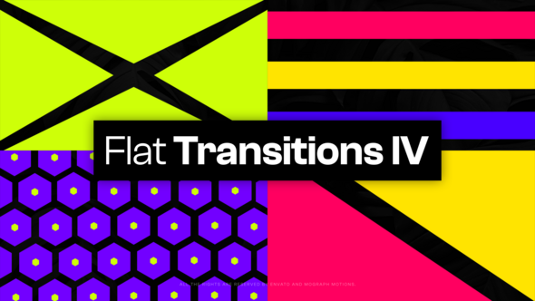 VideoHive 25 Flat Transitions IV 48028018