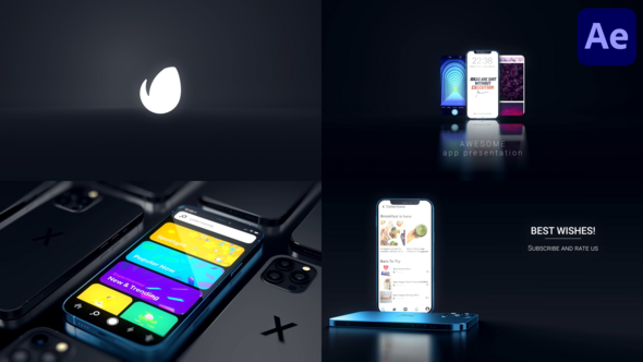 VideoHive Awesome App Presentation for After Effects 48314138