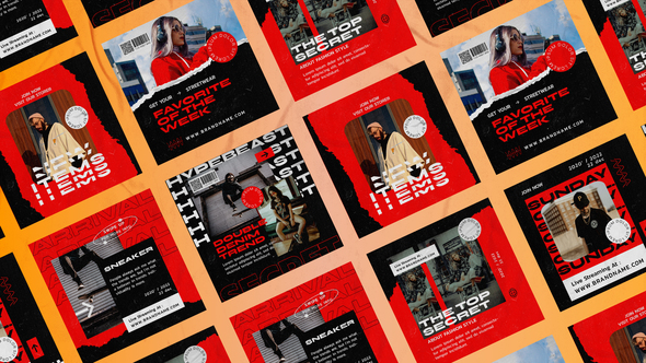 VideoHive Bardow Hypebeast Instagram Posts 48279894