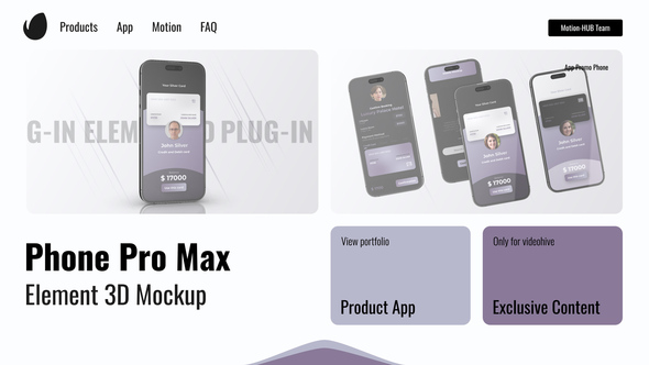 VideoHive Black White App Promo 48096969