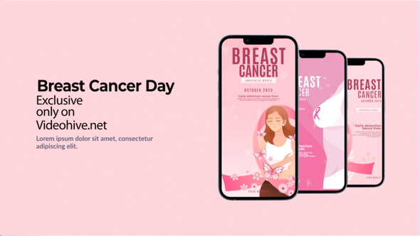 VideoHive Breast Cancer Instagram Stories 48036944