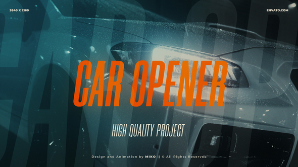 VideoHive Car Logo Opener 48024289