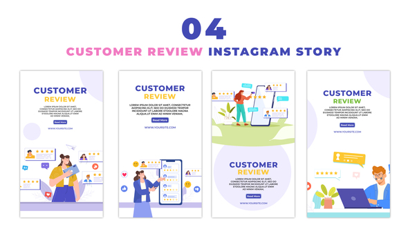 VideoHive Customer Feedback 2D Character Animation Scene 48058038