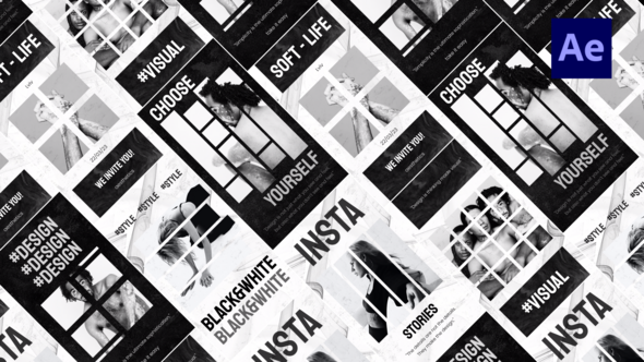 VideoHive Dark Social Media Stories 48052756