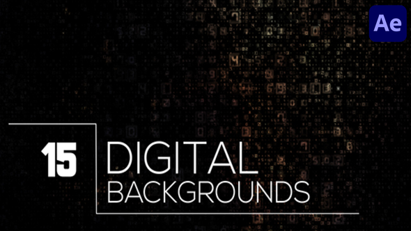 VideoHive Digital Backgrounds for After Effects 48107313