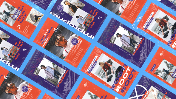 VideoHive Dripbeat Grunge Instagram Reel 48194298