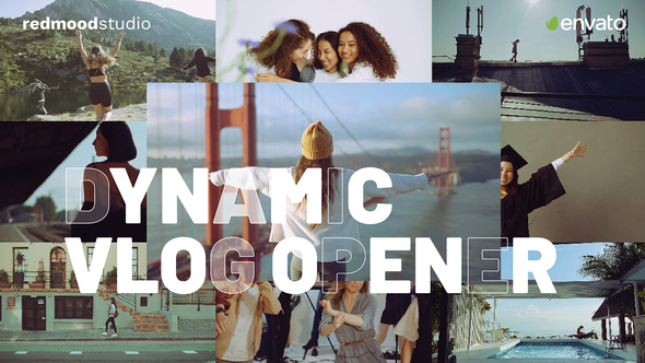 VideoHive Dynamic Vlog Opener 48694716