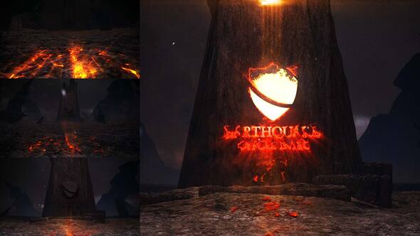 VideoHive Earthquake Cracks Intro 48294264