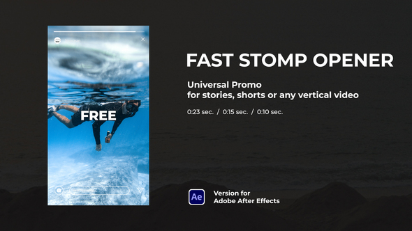 VideoHive Fast Stomp Opener – Vertical for Stories 48163345