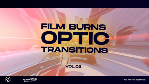 VideoHive Film Burns Optic Transitions Vol. 02 48059693
