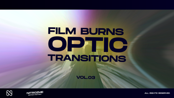 VideoHive Film Burns Optic Transitions Vol. 03 48059694