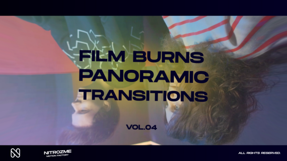VideoHive Film Burns Panoramic Transitions Vol. 04 48059708