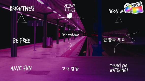 VideoHive Abstract Scribble Titles for FCPX 50054360