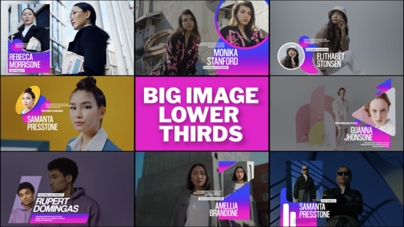 VideoHive Big Image Lower Thirds 50078632