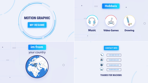 VideoHive CV Portfolio 49626623