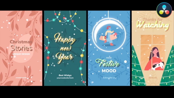 VideoHive Christmas Stories | DaVinci Resolve 49995985