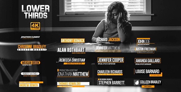 VideoHive Clean Lower Thirds II 19742818