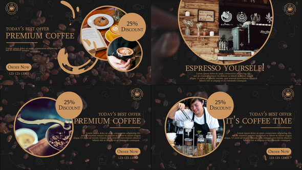 VideoHive Coffee Shop Promo 50112045