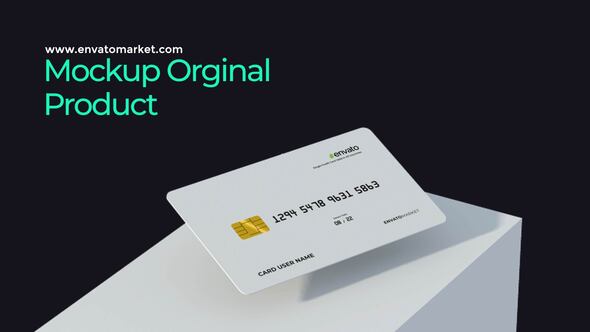 VideoHive Credit Card Mockup 50115808
