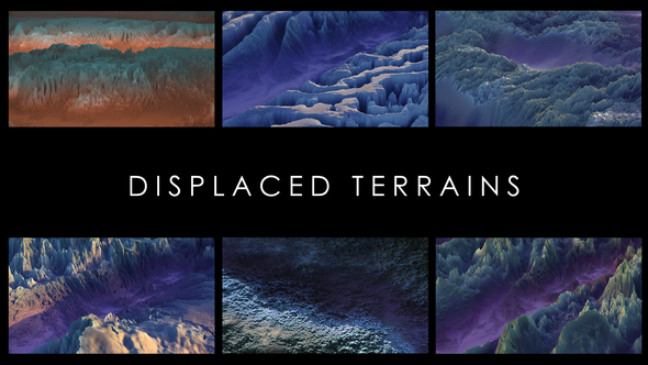 VideoHive Displaced Terrains 49580774
