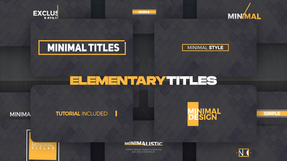 VideoHive Elementary Titles 50140119