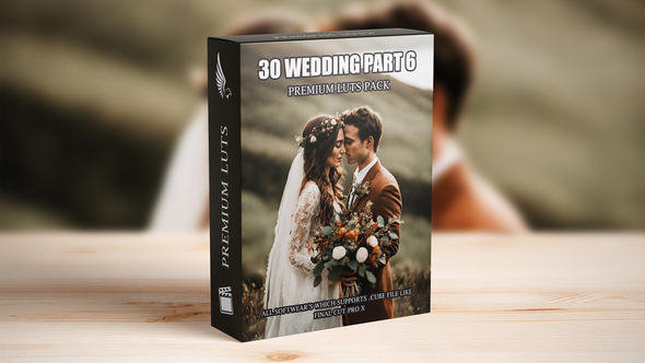 VideoHive Essential Wedding LUTs for Videography: 30 Cinematic Color Grading Presets 50085785
