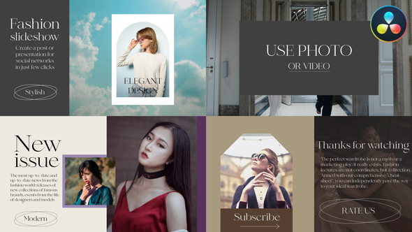 VideoHive Fashion Slideshow | DaVinci Resolve 50053930