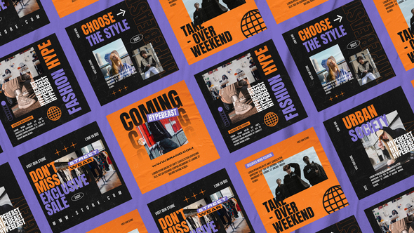 VideoHive Fergo Hypebeast Media Posts 50357680