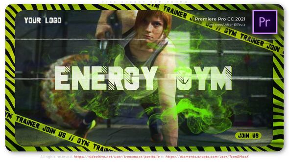 VideoHive Fire Energy Gym Promo 50014270