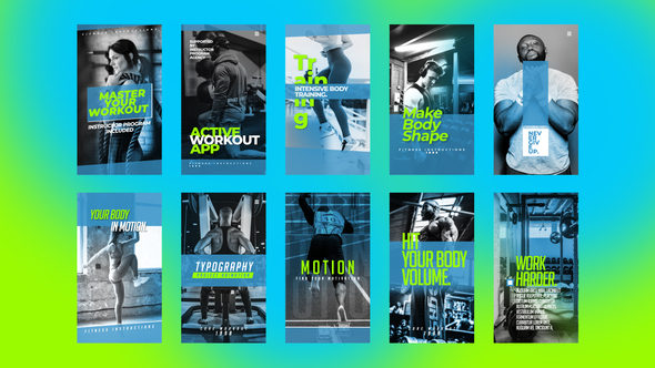 VideoHive Fitness Instagram Stories 50042618