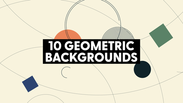VideoHive Geometric Retro Backgrounds 50410573