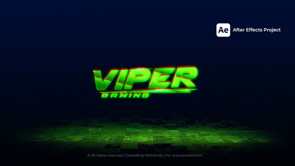 VideoHive Glitch Logo Reveal 50406315