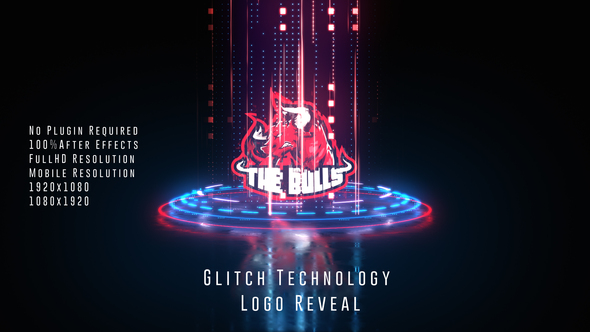 VideoHive Glitch Technology Logo Reveal 50129887