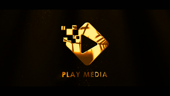 VideoHive Golden Logo Animation 50399756