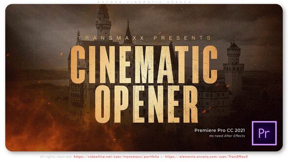 VideoHive Grunge Cinematic Opener 50063069
