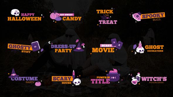VideoHive Halloween Titles 48631609
