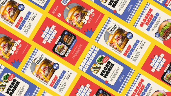 VideoHive Limber Burger Shop Instagram Reels & Stories 50357735