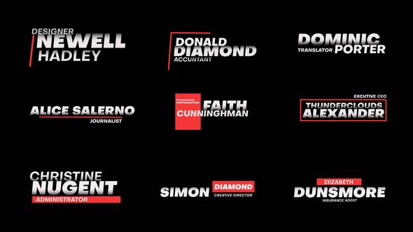 VideoHive Lower Thirds 50084910