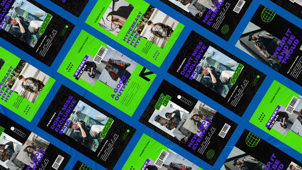 VideoHive Necron Hypebeast Instagram Reels & Stories 50100197