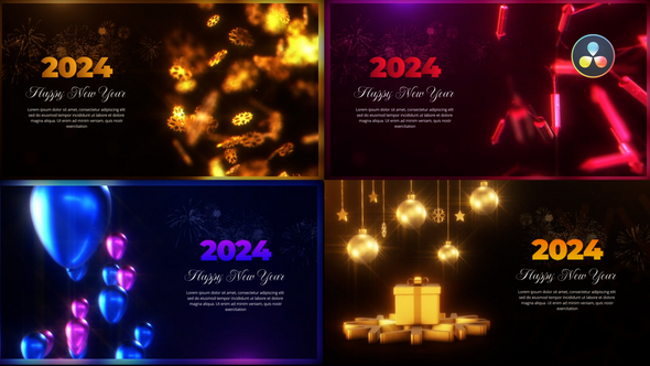VideoHive New Year Greetings Pack 50019833