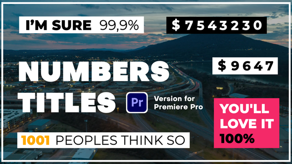 VideoHive Numbers Titles 50346667