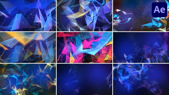 VideoHive Plexus Backgrounds for After Effects 50326191