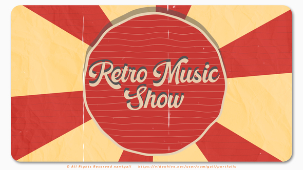 VideoHive Retro Music Show 50430887