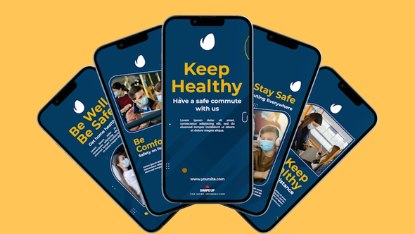 VideoHive Safe Transportation Instagram Reel 50101404