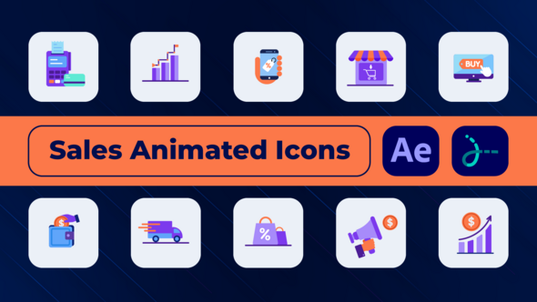 VideoHive Sales Animated Icons 50113111