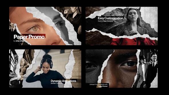 VideoHive Torn Paper Promos Video Template 50143341