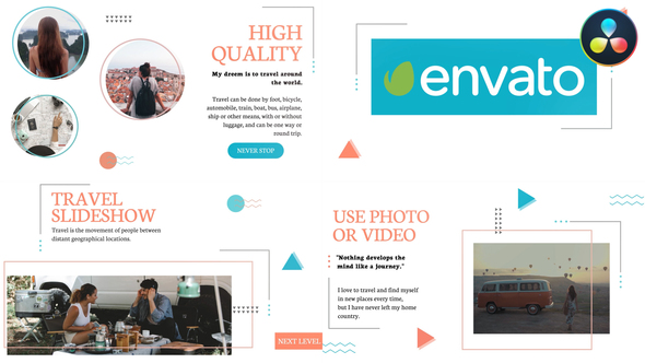 VideoHive Travel Slideshow | DaVinci Resolve 50027688