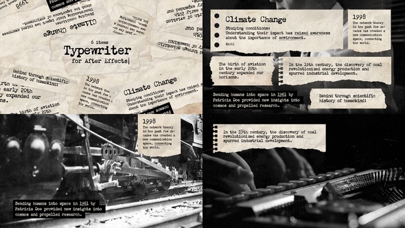 VideoHive Typewriter Video Template 50333037