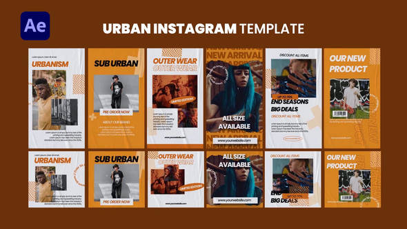 VideoHive Urban Instagram Template 49640152